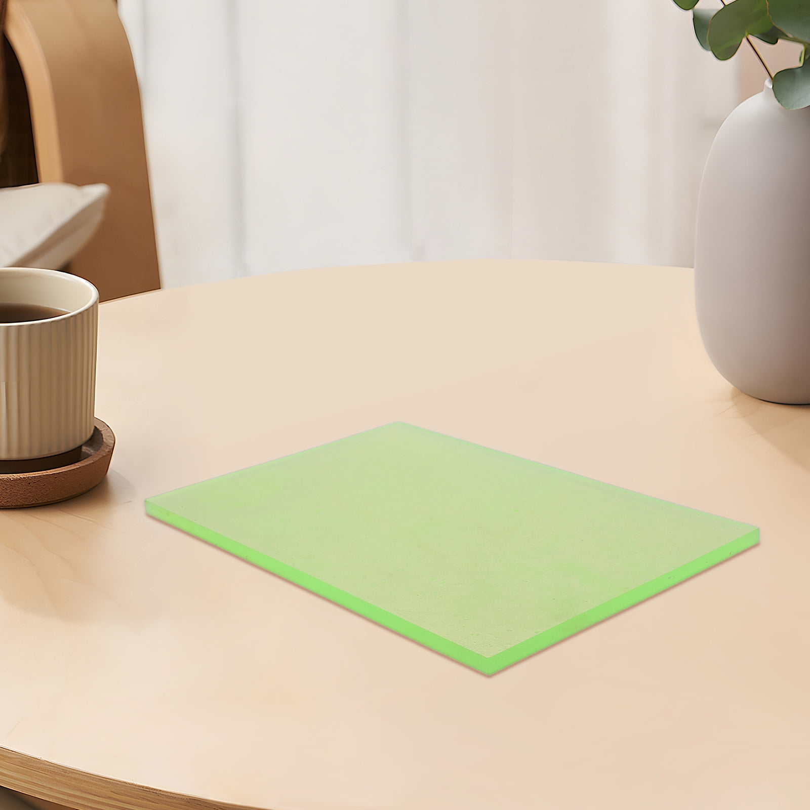 HEANUJJ PU Cutting Mat Yellow Smooth Noise-Reducing Craft Tool Mat