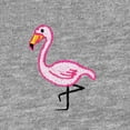 thumbnail image 2 of Dalix Flamingo Embroidered Fleece Crewneck Long Sleeve Sweatshirt Mens in Athletic Heather 2XL XX-Large, 2 of 5