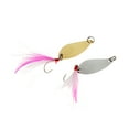thumbnail image 4 of S SERENABLE Spoon Hard Fishing Baits Metal Bionic Baits With Single Hook Feather, 4 of 7