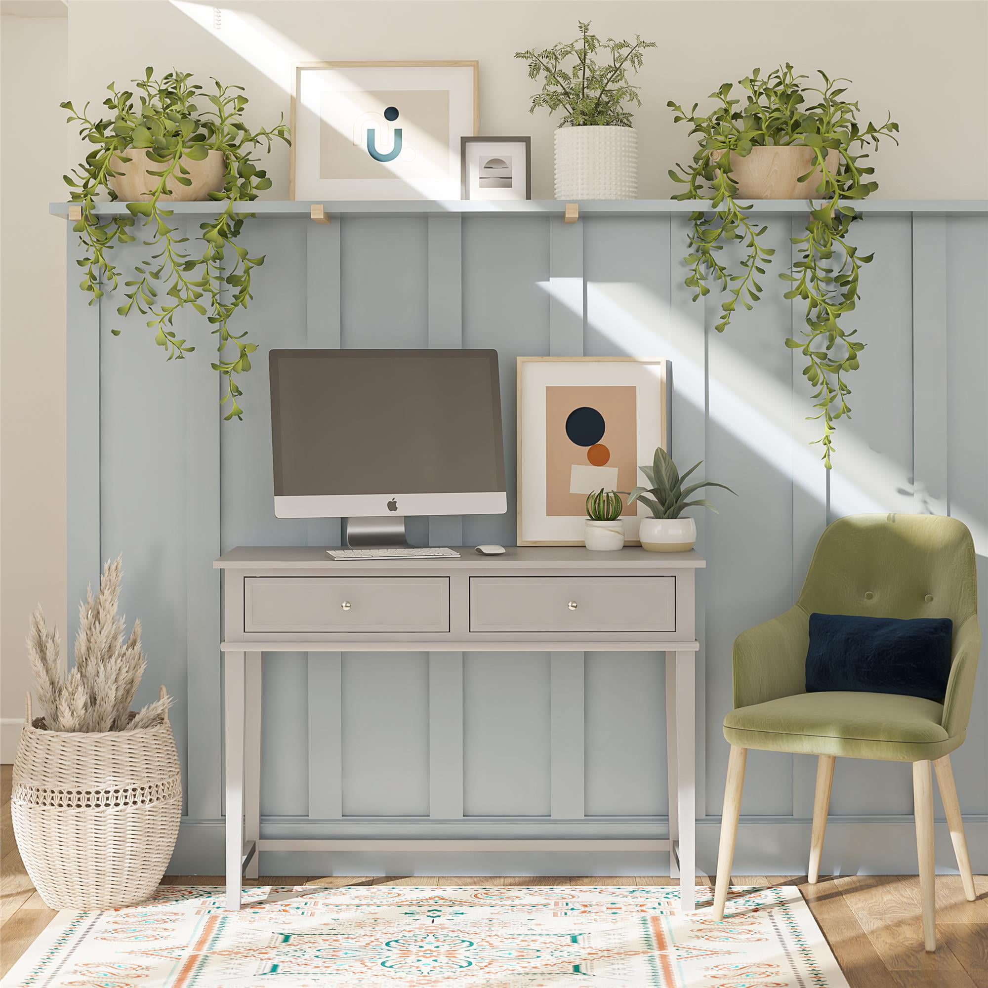 boho computer desk