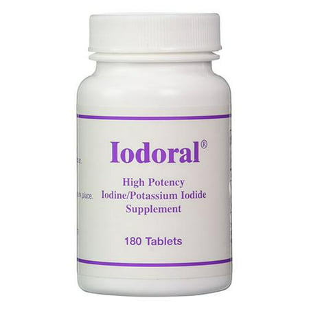 OPTIMOX Iodoral Suractivé iode de potassium Iodure supplément de soutien thyroïde, 180 Count