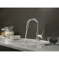 thumbnail image 3 of Delta Trinsic Single Handle Pull-Down Bar / Prep Faucet in Chrome 9959-DST, 3 of 10
