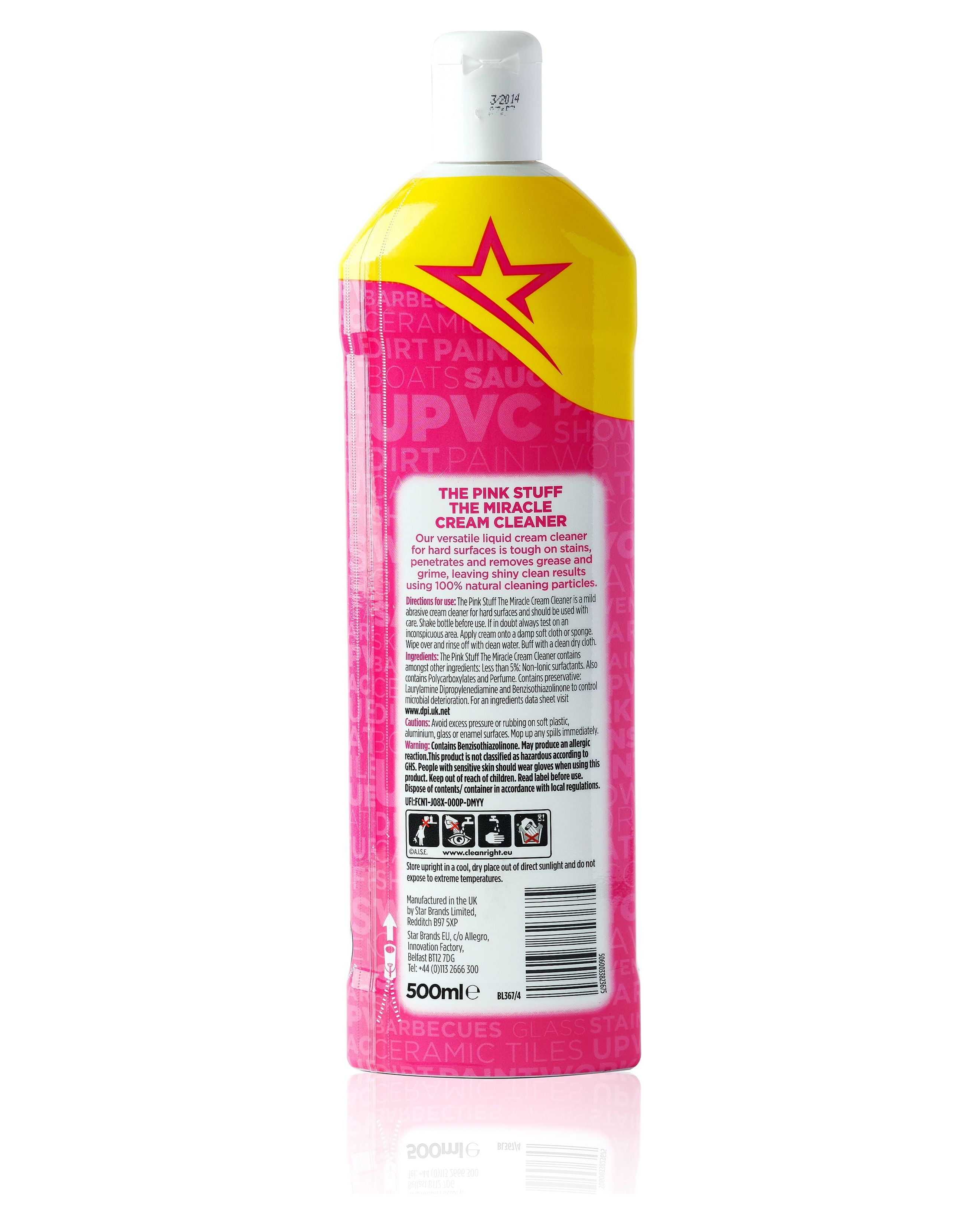 The Pink Stuff Miracle Cream Cleaner, 17.6 fl. oz. 