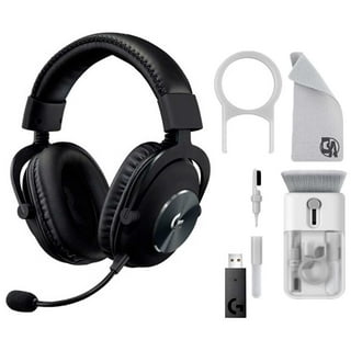 Logitech G733 LIGHTSPEED Wireless DTS v2.0 Over-the-Ear Gaming Headset  White With Cleaning Kit Bolt Axtion Bundle Like New 