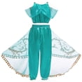 thumbnail image 4 of Ropa Para Niños Vestido De Princesa Jazmín Aladino Lámpara Mágica Halloween Navidad cos Juego Disfraz De Baile, 4 of 4
