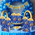 thumbnail image 3 of Happy Birthday Popcorn Buckets - Blue Gold Red Party Decor Snacks Containers 12 Pack, 3 of 8