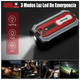 thumbnail image 4 of Arrancador De Batería Bloosom  De Coche Portátil 2000a Con Pantalla Rojo, 4 of 4
