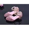 thumbnail image 4 of 2-12T Girls Mary Jane Sequins Shoes Princess Girls Rhinestone Shoes Dress Up Party Sandals Latin Tango Dance Shoes, 4 of 6