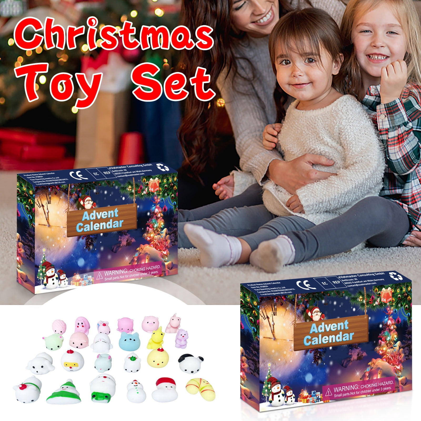 Christmas Advent Calendar 24 Days Animal Toys Advent Calendar