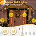 thumbnail image 2 of Guirnalda de luces navideñas Ollny, paquete de 4, 20 cm, blanco cálido, 200 LED, 2 of 7