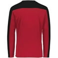 thumbnail image 5 of Holloway 223502.406.M Momentum Team Long Sleeve T-Shirt, Scarlet & Black - Medium, 5 of 5