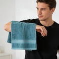 thumbnail image 5 of Fufafayo Unisex Face Towel, 30 X 13 Inches Extra-Thick Absorbent Cotton Towel for Bathing Drying Wiping Hair, Soft Bath Towel for Gym Spa Travel, 5 of 6