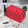 thumbnail image 6 of Hirioo Love Heart for Large Grid Mesh Pencil Case with Zipper Stationery Organizer Case, 6 of 7