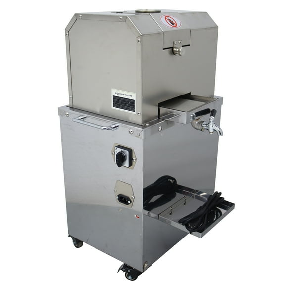 Commercial Sugarcane Juicer Grinder Extractor 4 Rollers Sugar Cane Ginger Press Juice Machine 110V 800W