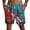 E3-Light Blue, variant on Havenx Men's 250 Years Of American Independence Shorts Drawstring American Flag Design Shorts with Pockets Elastic Waist Short Pant 1776–2026 Cross Patriotic We the People Clothing,Deep Red XL