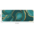 thumbnail image 7 of Teal Gold Marble Pattern Kitchen Rug Mat,Kitchen Runner Rugs Non Skid Washable,Decorative Kitchen Floor Mats for Kitchen,Sink,Laundry,17"x47.2", 7 of 7