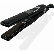 Vibrating Ceramic Tourmaline Ionic Flat Iron, 1-inch - Fast, Frizz-Free Ceramic Hair Straightener with Easy, Gentle Glide for Waves, Curls, Smooth Hair - Professional Styling Tools