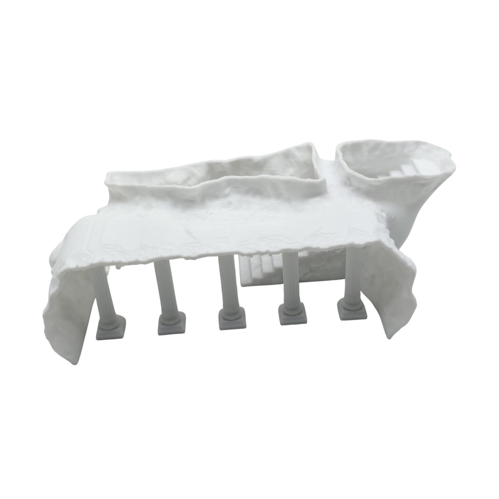 Bvdfgk Aquarium Roman Column Cave Aquarium Decor Fish Tank Accessories Fish Hideout for L White