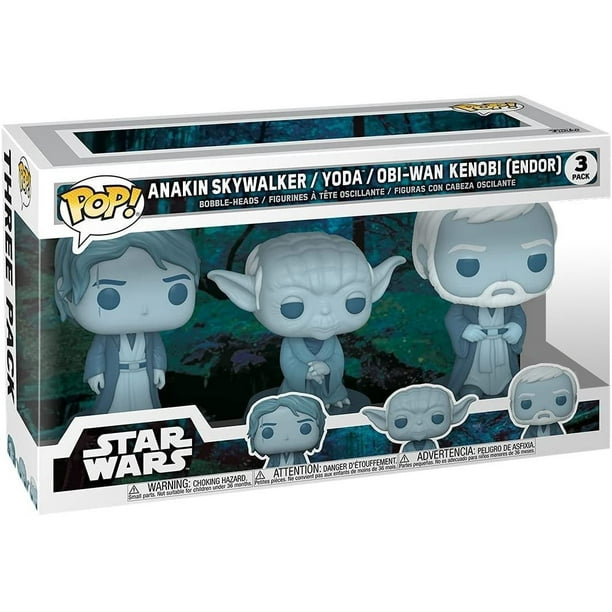 Funko Pop Star Wars: Adventures Across the Galaxy - Fantasmas de la Fuerza 3 pack Exclusivo Funko Figura Coleccionable