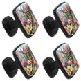 thumbnail image 2 of 4 Pcs Square Cabinet Handle Drawer Pulls Cactus Knobs with Screws Furniture Office Cabinet Knob Decoration, 2 of 7