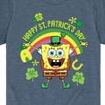 thumbnail image 3 of SpongeBob SquarePants - Happy St Patricks Day - Toddler And Youth Short Sleeve Graphic T-Shirt, 3 of 6