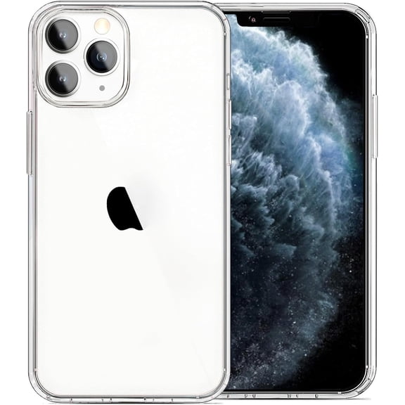 Entronix Clear Case Compatible with iPhone 11 Pro Max, Scratch-Resistant Hard Cover