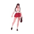 thumbnail image 2 of MERIGLARE 1:64 Girl Model Figure Movie Props Character Handpainted DIY Scene Decor Style A, 2 of 9