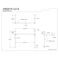thumbnail image 3 of Fauceture VPB39170 Stainless Steel Console Wall Mount Sink Legs, Matte Black, 3 of 5