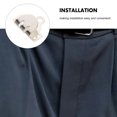 thumbnail image 4 of BRIGHTFUFU 60 pinzas metálicas para tensar la cintura de los pantalones: hebillas invisibles para pantalones, ganchos duraderos para ajustar la ropa en el trabajo., 4 of 7