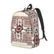 thumbnail image 1 of Balery Fashion Tatreez1 Mochila Clásica Impresa Básica para Viaje, Mochila Escolar Resistente al Agua, Mochila de Lona con Correas Ajustables-Medium, 1 of 5