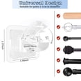 thumbnail image 4 of Curtain Rod Bracket No Drilling, Self Adhesive Sticky Wall Hooks for Nail Free Adjustable Curtain Rod Bracket Holder, Wall Brackets Hanger for Towel Rod, Curtain Pole,8Pcs, 4 of 7