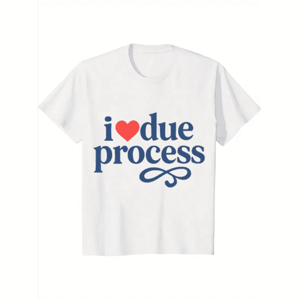 i Love Due Process Shirt, pro immigration Shirt, Protest Rights Tee, Legal T-Shirt,Legal Rights apparel support immigrants protest