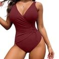 thumbnail image 5 of Taylonsss Women's Tankini Bathing Suit for Women Halter Deep V Cowl Neck Low Back Swimsuit, 5 of 8