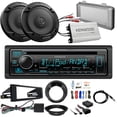 thumbnail image 2 of JVC Bluetooth Receiver & Kicker Speaker Bundle For Harley Davidson 1998-2013 2 of 6