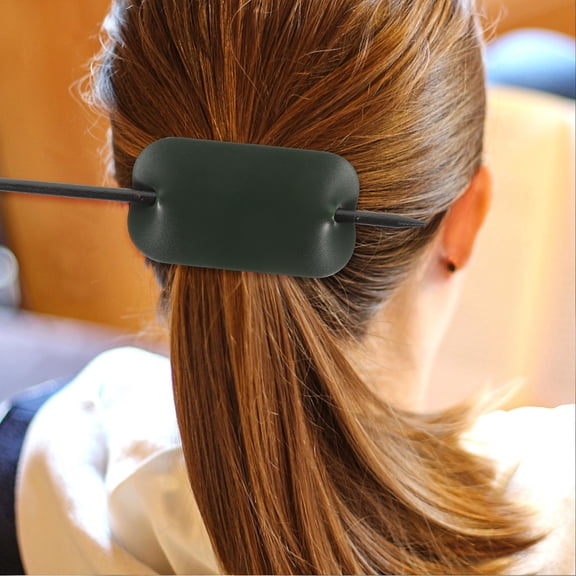 CTIRCHIU Women’s Ponytail Hair Cuffs, 2 Pieces PU Hair Accessories, 7.1x2 Inches