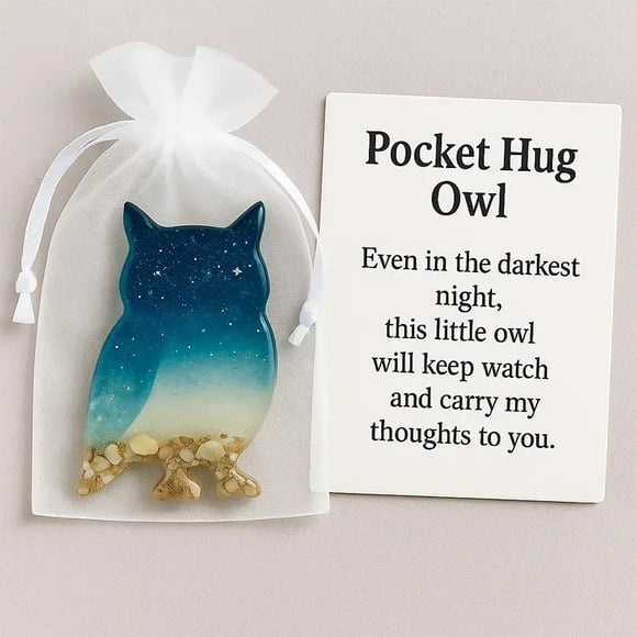 5Pcs Pocket Gift, Cagogo Pocket Hug Memorial Gift, Angelic Sympathy Keepsake, Bereavement Gift for Loss of Loved One, Comfort Token for Grieving, Memorial Sand Gift, Pocket Token for Healing,