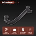 thumbnail image 4 of Manguera de respiradero del cárter del motor Unique Bargains para Mercedes-Benz W201 Series 190E 1985-1993, manguera de ventilación del cárter 1020944387, 4 of 7