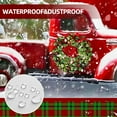 thumbnail image 4 of Christmas Truck Shower Curtain, Merry Christmas Shower Curtains for Bathroom, Winter Farmhouse Bathroom Home Decor, Cute Winter Holiday New Year Decor 72X72 Waterproof Fabric with Hooks, 4 of 6