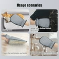 thumbnail image 6 of Pet Hair Removal Gloves Set of 1 Washable Deshedding Mitt for Grooming Cats and Dogs - Static Grip for Loose Fur(Gray), 6 of 6