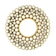 thumbnail image 1 of Baddow Walla Mirror with a gold brass metal frame, 1 of 2