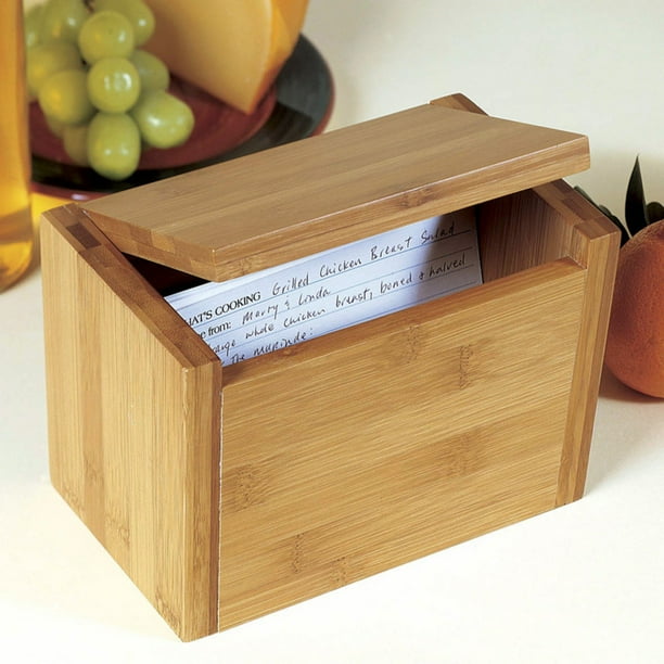 Lipper Recipe Box Walmart Com Walmart Com