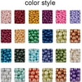 thumbnail image 4 of 2640pcs Pearlized Glass Beads 24 Color 3 Sizes Craft Pearl Bead Dyed Round Satin Luster Faux Pearl Beads Loose Spacer Beads for Bracelet Necklace Jewelry Making( 4mm 6mm 8mm ), 4 of 8