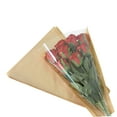 thumbnail image 1 of Coofit 50 Pcs Sac d'Emballage de Fleurs Transparent Rétro Sac d'Emballage de Bouquet, 1 of 10