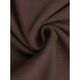 thumbnail image 5 of INSPIRE CHIC Women's Split Maternity Dresses Bodycon Ruched Ribbed Knit Photoshoot Pregnancy Dress M Brown, 5 of 6