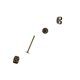 thumbnail image 5 of 100 Pares de Pendientes de Hierro Perfecl Pendientes de Poste Bronce, 5 of 8