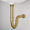 thumbnail image 4 of Ayna Decors Brushed Gold P Trap in Brass Material, Basin Sink Waste Trap Drain Kit, 2 Pack, 4 of 7