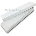 thumbnail image 2 of TheDisplayGuys 100-Pack #82 Cotton Filled Cardboard Paper Jewelry Box Gift Case - Swirl White (8 1/16" x 2 1/4" x 1 3/8"), 2 of 6