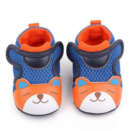 

CUTELOVE born Kids shoes Boy Girl Mesh Splicing PU cute cat Cotton Sole Anti-slip First Walkers Infant born Moccasins