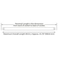 thumbnail image 3 of 3 FT/ 36” Plug & Play LED Tube - Daylight (6000K) T8 LED Lamp Directly Relamp 25W Fluorescent Bulbs F25T8/TL865, FO25/865, F30T8D, F30T12D (without rewiring or modification) - Ballast Required!, 3 of 5