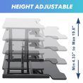thumbnail image 3 of FITUEYES Standing Desk Converter 36inch Stand Up Desk Tabletop Workstation for Dual Monitor Riser SD309101WB-T, 3 of 6